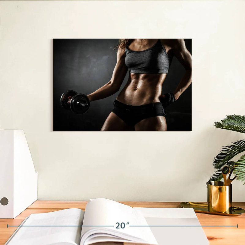 Sireci Weightlifting Lady, 8" H x 12" W