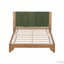 Base de lit en bois de pin de style Mid-Century moderne-547851857-547851859