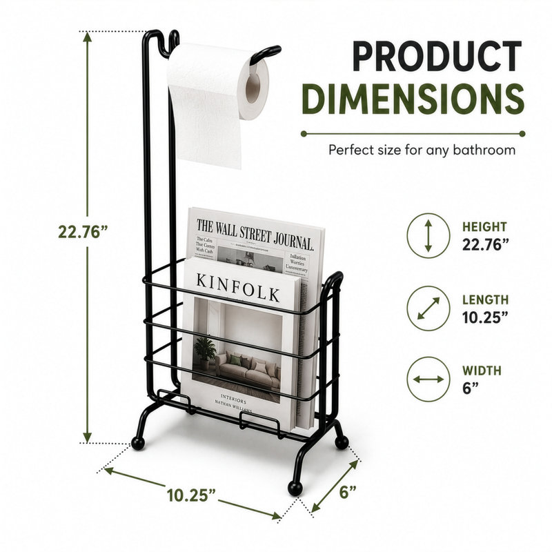 Free Standing Toilet Paper Holder