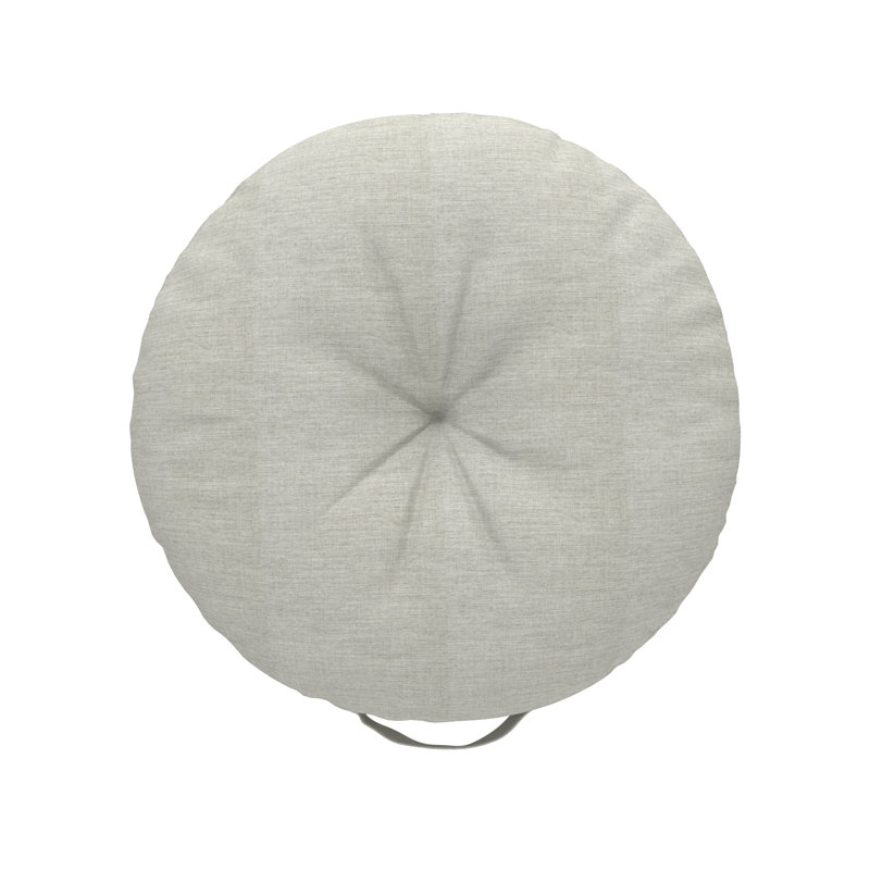 Housse de coussin circulaire avec insert Sunbrella, Toile granit, Circulaire 22 po