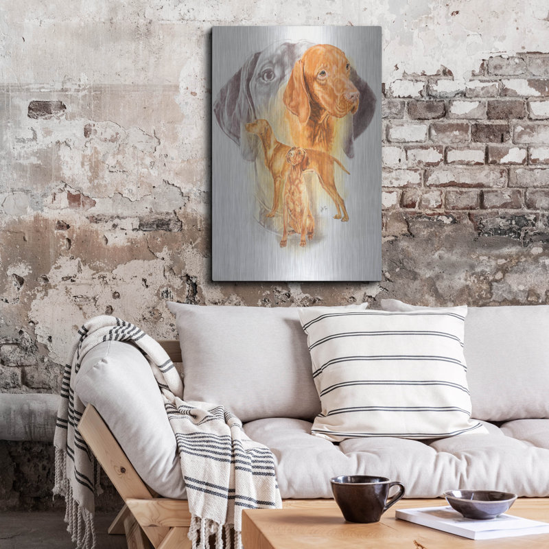 "Vizsla hongroise" par Barbara Keith, H 36 po x l 24 po