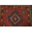 Tapis à motif de teinture de légumes oriental tribal pré-1900 5 x 9