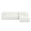 Canapé modulaire en L 112,2 * 74 po, ensemble de salon tapissier en chenille minimaliste moderne, 2 pièces sans ordinateur-1238737219