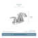 Voss Centerset Bathroom Faucet with Drain Assembly