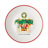 8" Christmas Doodles Plates, Set of 4