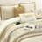 Pillar Leaves Print 9 Piece Comforter Set-102691520