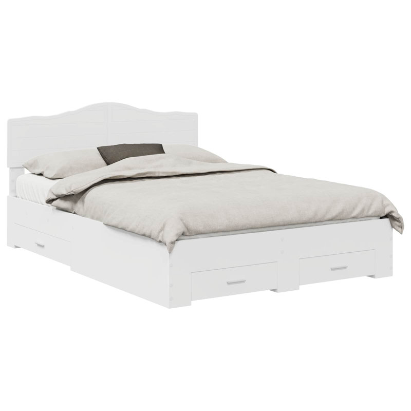 Bed, European Double (140 x 200 cm), White