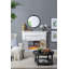 Cadre de miroir antique 30 po x 30 po