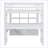 Modern Loft Bed with Built-in Desk with Two Drawers, and Storage Shelves and Drawers