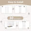  No Assembly Panels, Bi-fold Barn Door White Prime Solid Manufactured Wood Interior Closet Doors with Hardware Kit-98430417-126594006