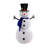Collapsible Fabric Snowman Lighted Display