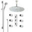 12 Inch Stainless Steel Shower System with Thermostatic Valve and Handheld Spray