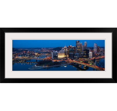 " Pittsburgh City Skyline At Night "