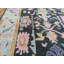 Tapis unique gris anthracite / beige en laine noué à la main 5 pi x 6 pi 10 po One-of-a-Kind Hurst