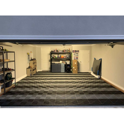 Cartrax FX Garage Tile 15.75"X 15.75" Pack Of 6