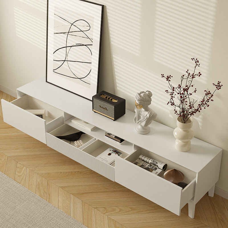 Meuble télé avec rangement simple, 70.87"