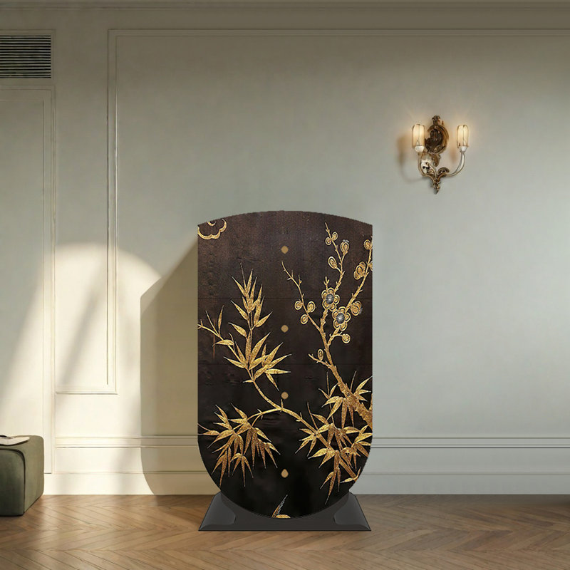 Armoire décorative de salon, Doré