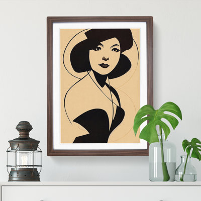 Classic Portrait Of A Woman No.2 - Single Picture Frame Print