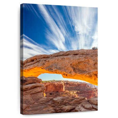 Alvord Mesa Arch Sunrise Glow