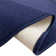 Custom Size Anti Slip Low Profile Plain Navy Rug