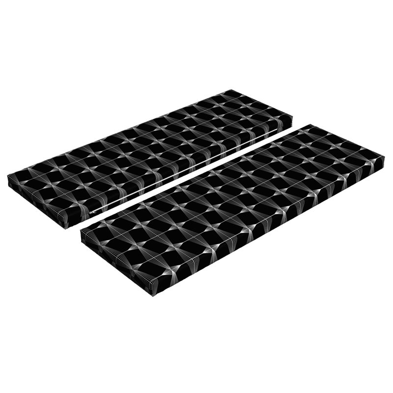 Ensemble de 2 coussins de banc Ambesonne