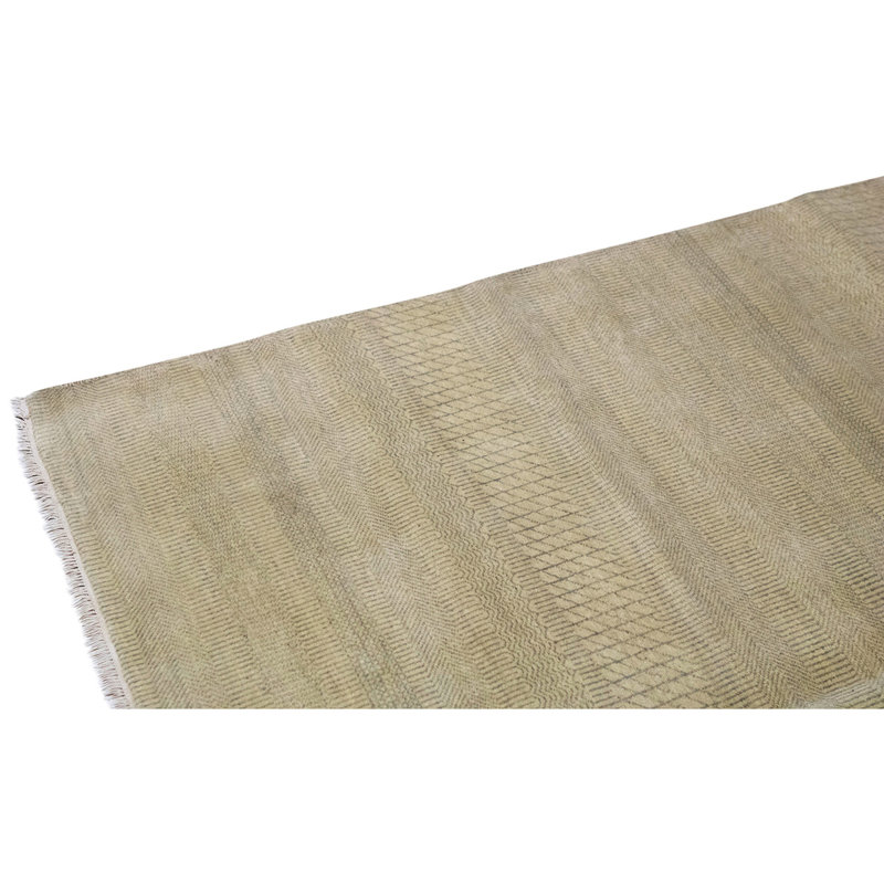 Tapis unique en viscose noué à la main 5 pi 10 po x 8 pi 8 po New Age