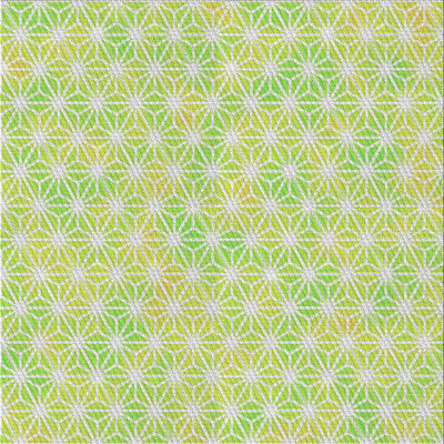 Tapis vert à motif géométrique Satterblanc