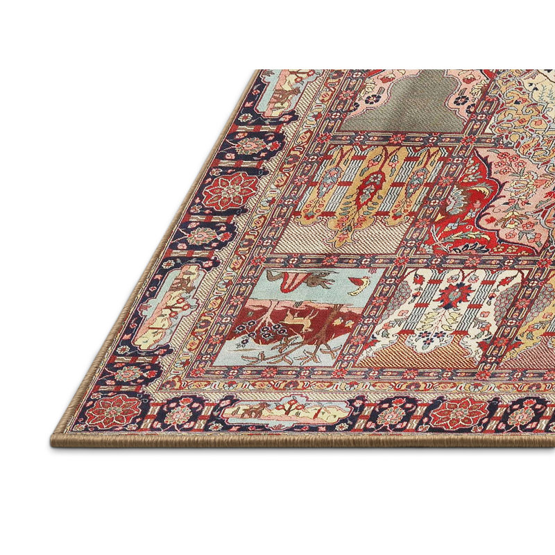 Oriental Indoor Rug, Rectangle 4' x 6'