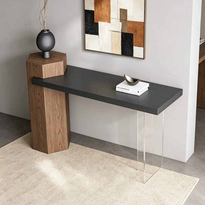 Console Modern, H 33,46 po x l 62,99 po x P 13,78 po