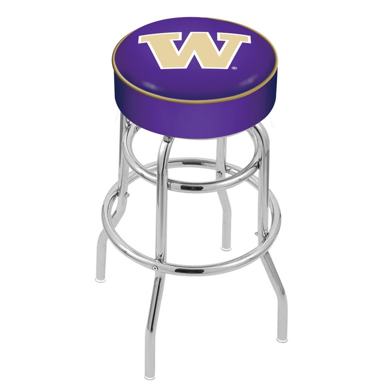 NCAA Swivel Bar & Counter Stool, Counter Stool (25" Seat Height), Washington