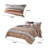 Brown/Gray Microfiber 3 Piece Quilt Set-190594010