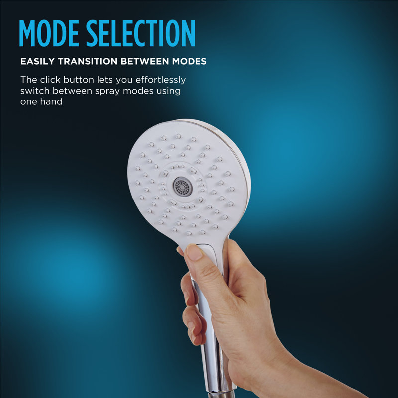 G Series Massage/Jet Handheld Shower Head, Polished Chrome