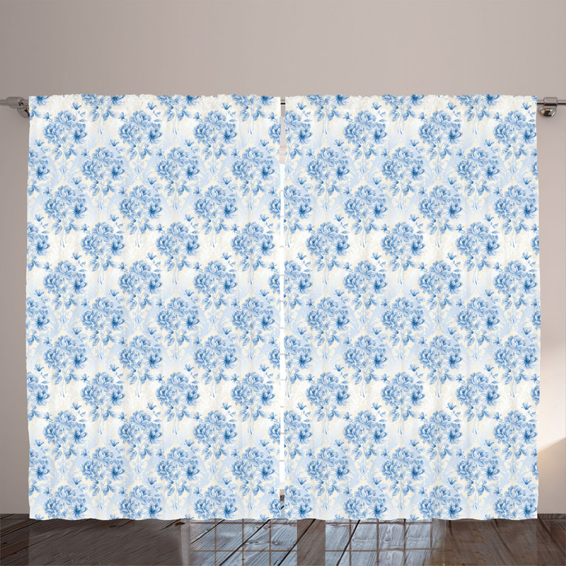 Semi Sheer Curtain Pair
