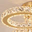 Luxury Ring LED Crystal Chandelier, Gold Finish And K9 Crystal Accents-307950186-307950196-307950197