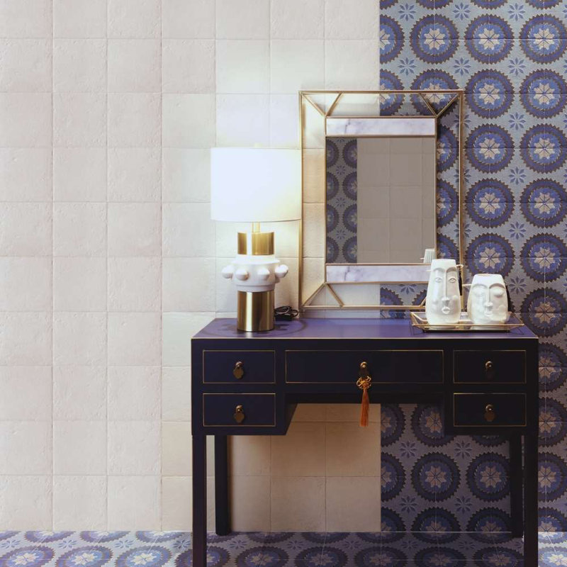 Carreau de porcelaine mat 8 "x 8" Verity Seas