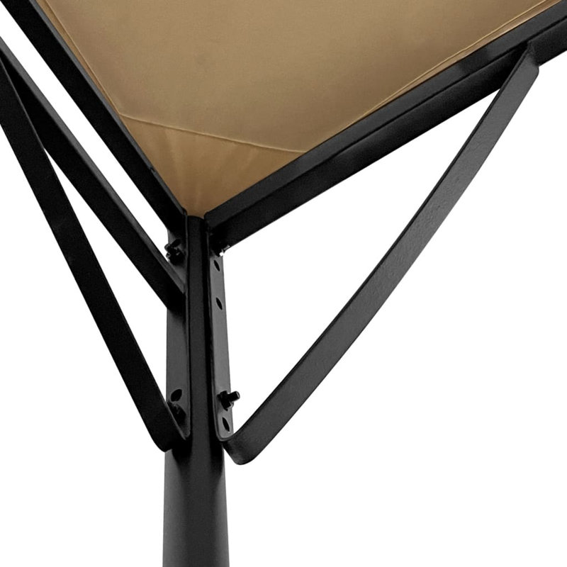 Nakkashian 4m x 3m Steel Party Tent, Taupe