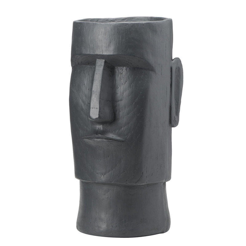 Statue pot de fleurs en résine Cairo, H 24 po x l 12 po x P 13,5 po