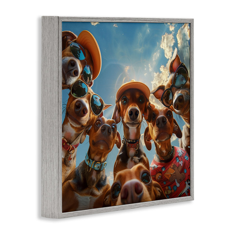  "Drôle de chien", "Giclée" par Jim Baldwin, Estampe numérique Farmhouse, H 12 po x l 12 po