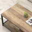 Table basse rectangulaire de 47 po avec étagère de rangement ouverte Hulstein, chêne-2075754388-2075754345