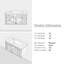Ensemble de meuble-lavabo mural simple 36 po Zia