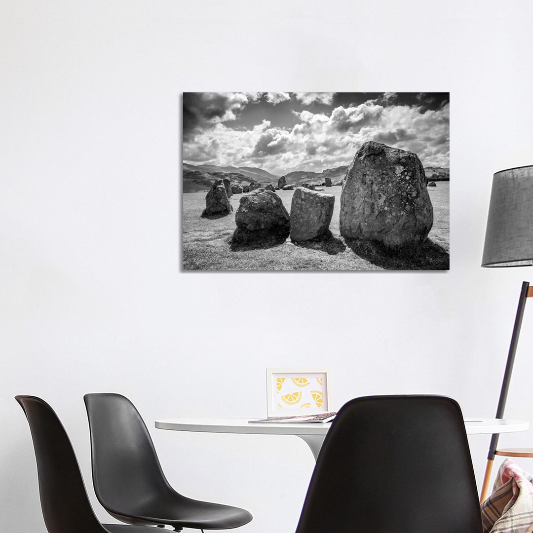 Castlerigg Stone Circle Lake District National Park von Stephen Hodgetts - Galerie-verpackte Leinwand Giclée auf Leinwan...