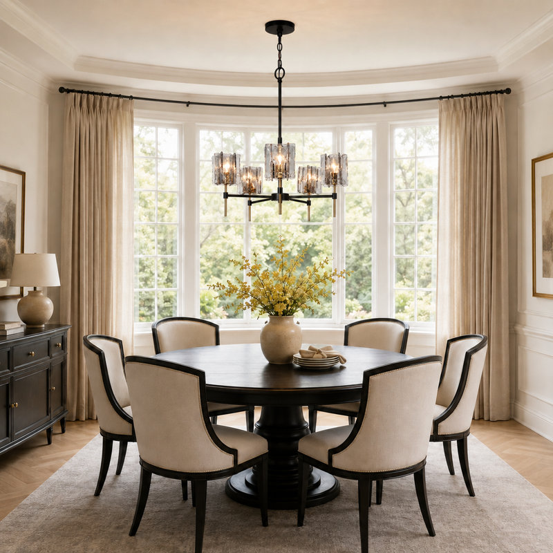Quitman 26" Width 5-light Dimmable Chandelier