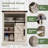 Taeron Oak Freestanding Bathroom Cabinet-802035388