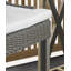 Chaise d'appoint de patio avec coussin Engel-33441015