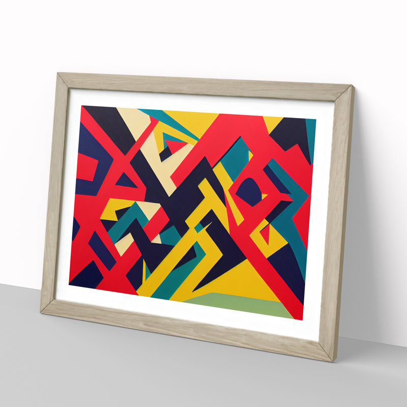 Grand Abstract - Print, 25cm H x 34cm W, Oak