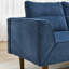 Canapé-lit futon convertible, causeuse confortable avec accoudoirs réglables-111377386