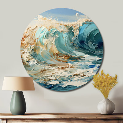 «Ocean Charm», art de vague liquide II