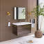 Meuble-lavabo simple 36 po avec plateau en résine Monja-1133366452