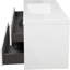 48" Wall-Mounted Bathroom Vanity With Sink, Floating Bathroom Storage Cabinet With Stone Resin Countertop And Soft Close Drawers, Glossy White-354461663-354461603