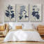 "Marine Pressed Flowers VI", ensemble de 3 toiles encadrées-97709022-97709027